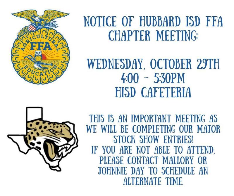 FFA Chapter Meeting