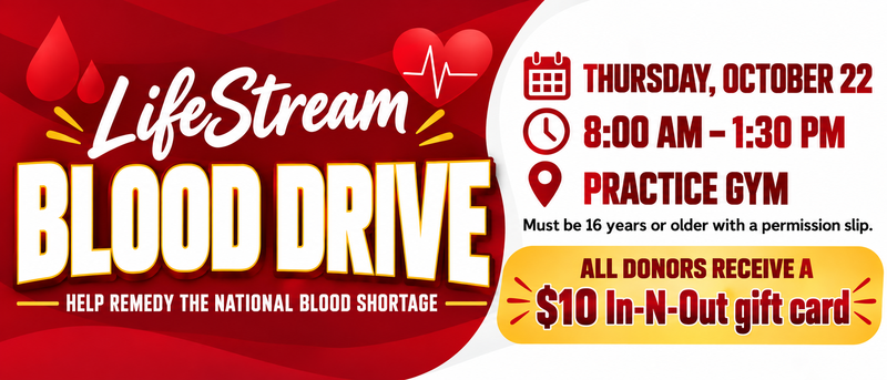 Lifestream Blood Drive - Thurs, Oct 22nd Featured Photo
