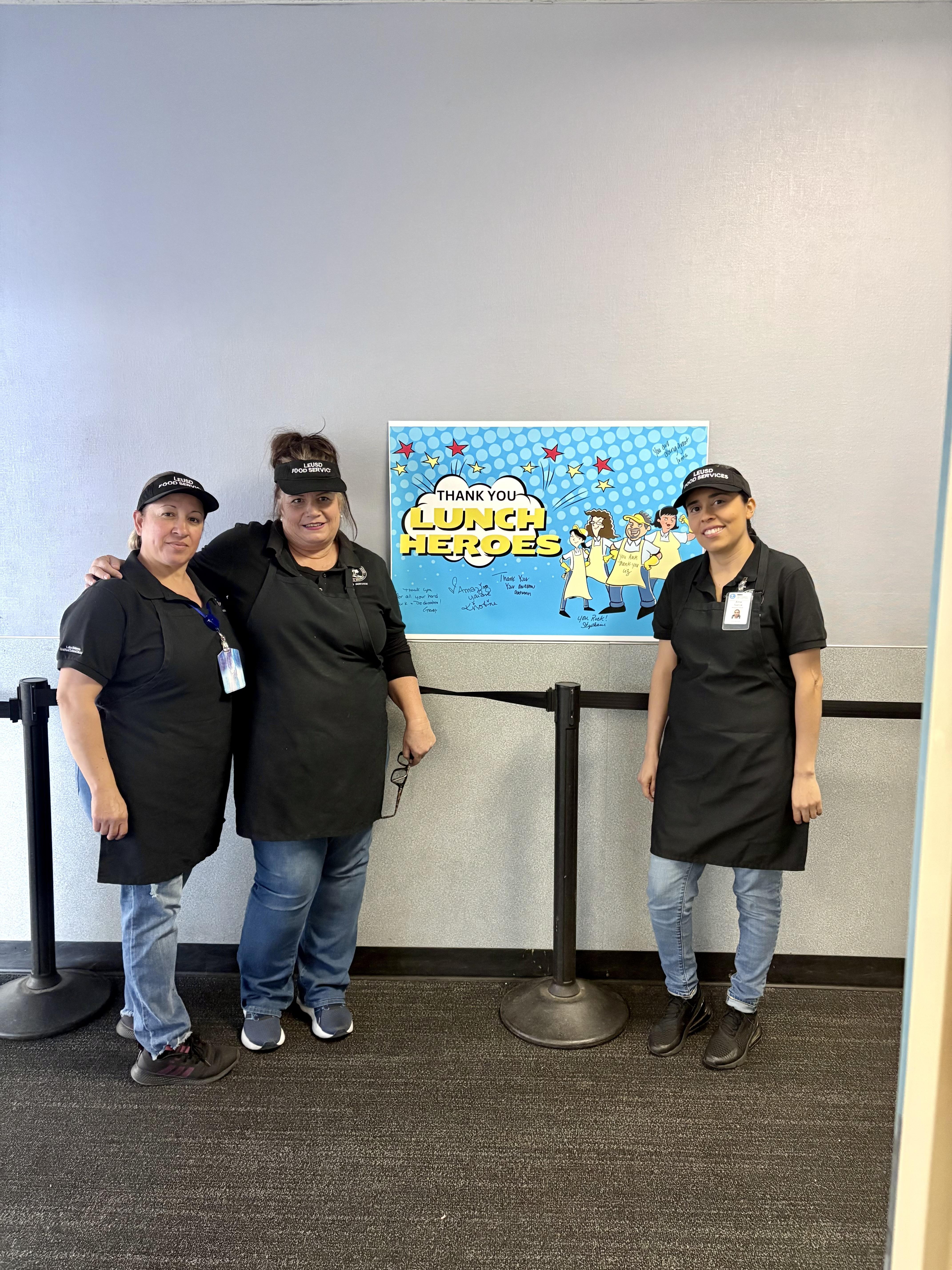Lunch Heroes Railroad Canyon Elementary