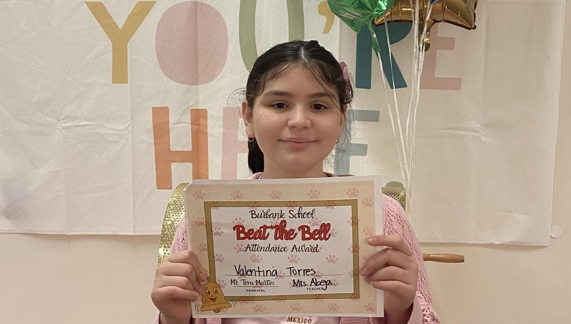 Beat the Bell Winner Valentina Torres