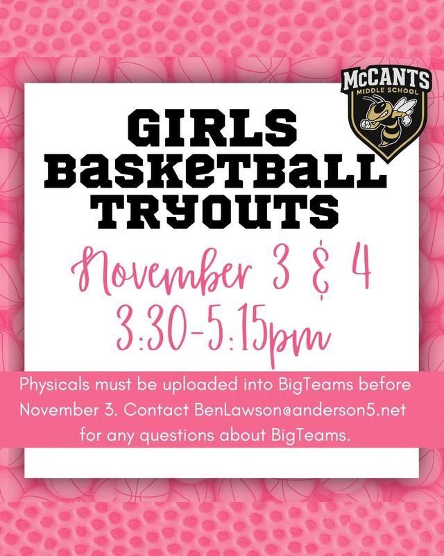 Girls Basketball Tryouts