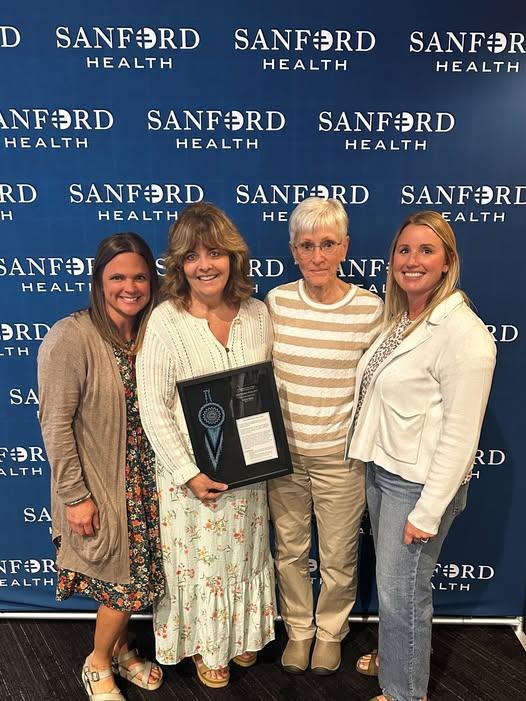 June Torrence Heinz receives the Distinguished Wisdom Keeper Award