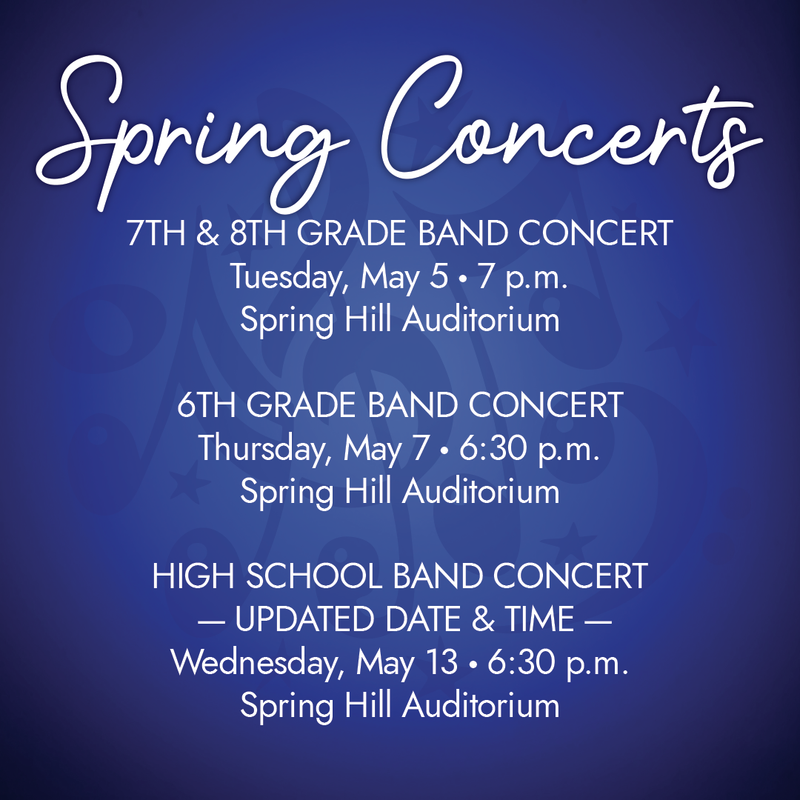 spring band concerts