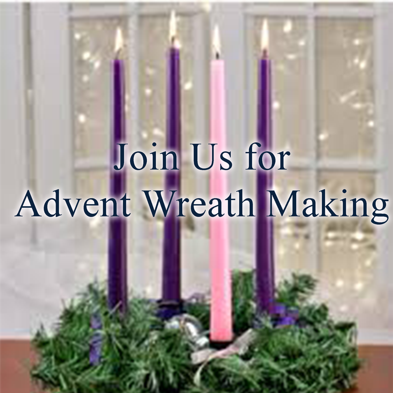 Advent Wreath Making is Sunday, Nov 30th - Registration Deadline is Wed Nov 26 Featured Photo