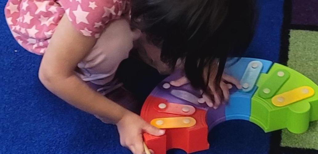 Music and movement at their finest—students used a variety of instruments to create fun and lively rhythms!