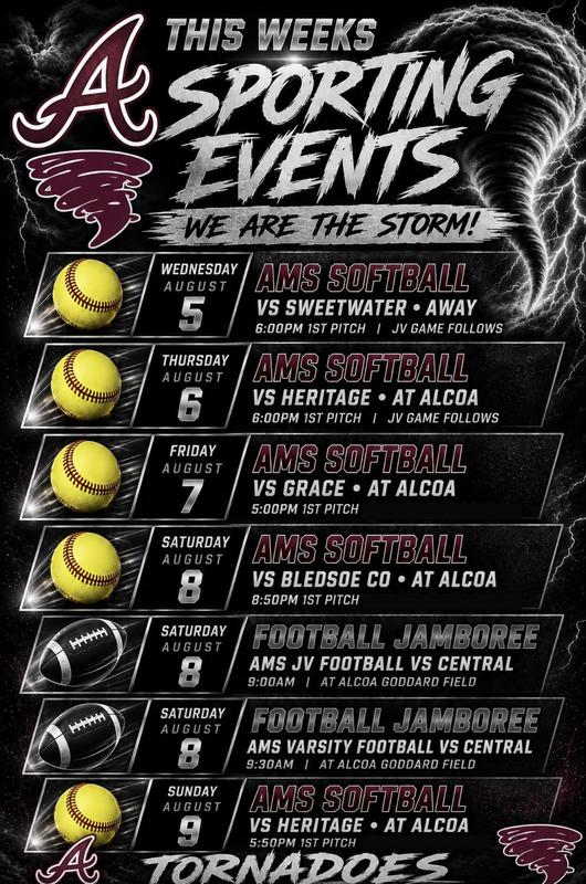 AMS Weekly Sporting Events