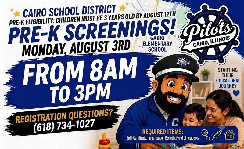 Pre-K Screenings - Monday, August 3rd @CES Thumbnail Image