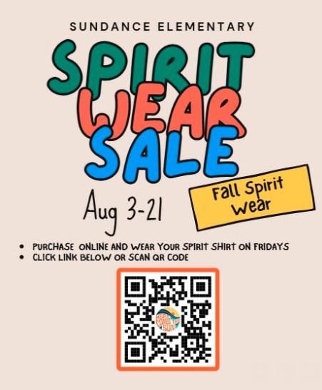 Fall Spirit Wear Sale