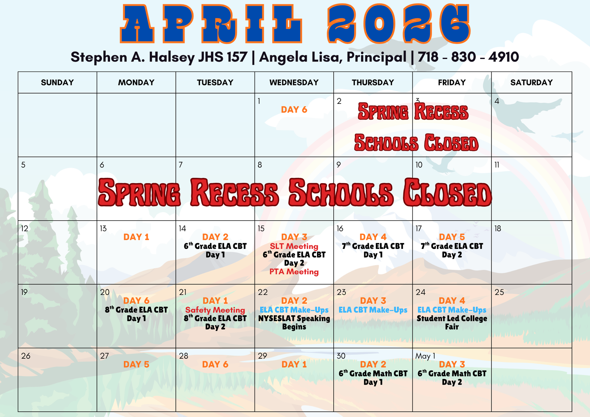 March Calendar
