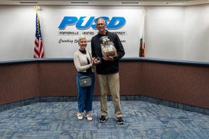 Mike Fusco Accepting his recognition