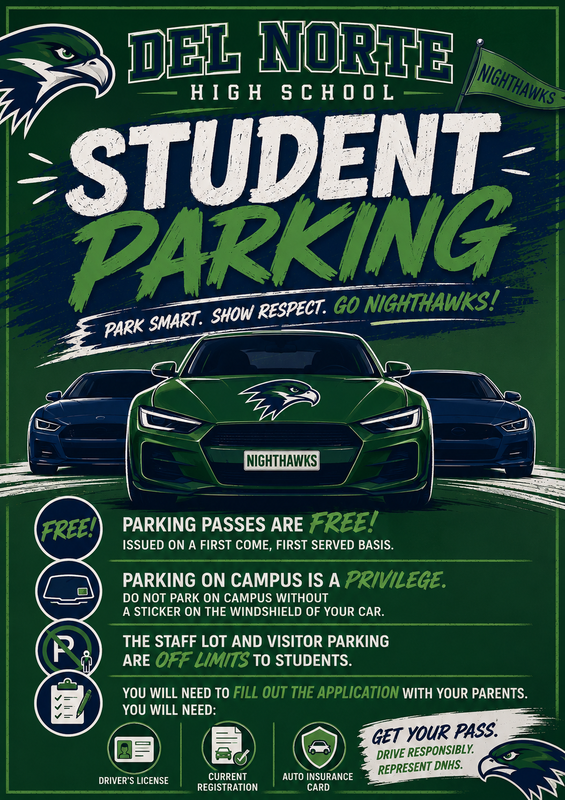 student parking flyer 26/27