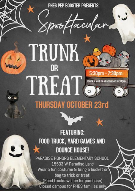 Trunk or Treat at PHES!