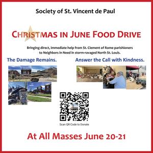 SVdP Christmas in June Food Drive