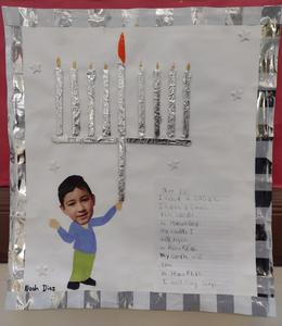 Menorah art project