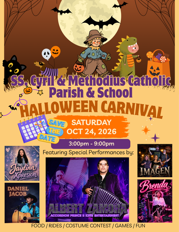 SS. Cyril & Methodius School Annual Halloween Carnival - OCTOBER 24th Featured Photo