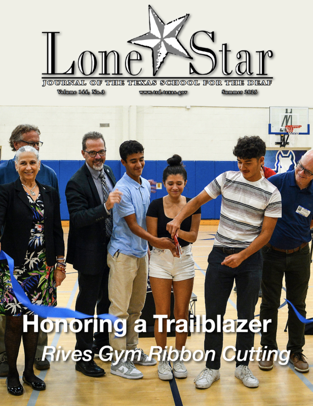 Lone Star Journal cover featuring the Rives Gym Ribbon Cutting