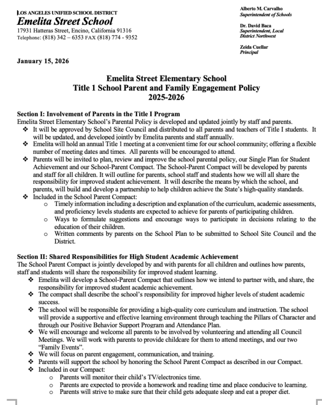 Family Engagement Policy