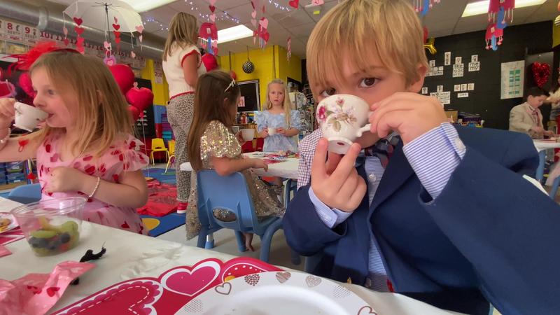 CES Kindergartners Tea Party