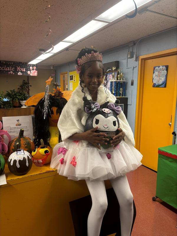 Kuromi inspired pumpkin