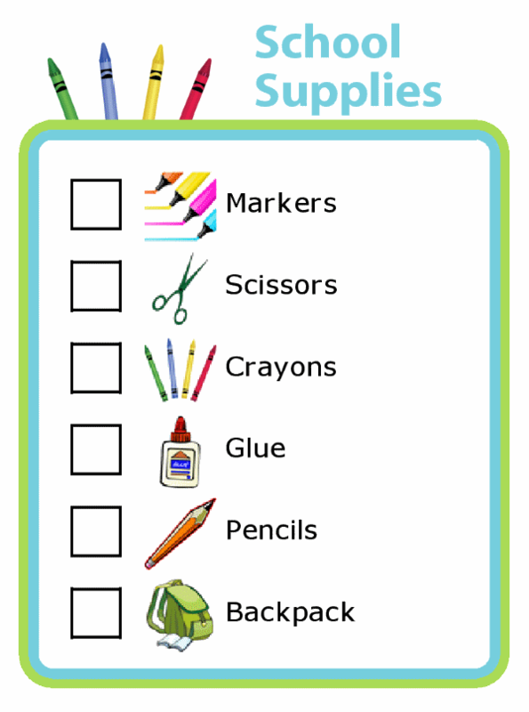 2020-21 School Supply List Featured Photo
