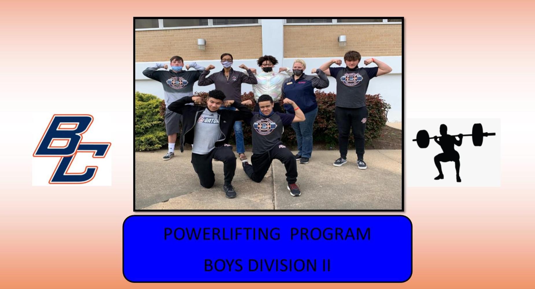 BCHS Boys Powerlifting Team
