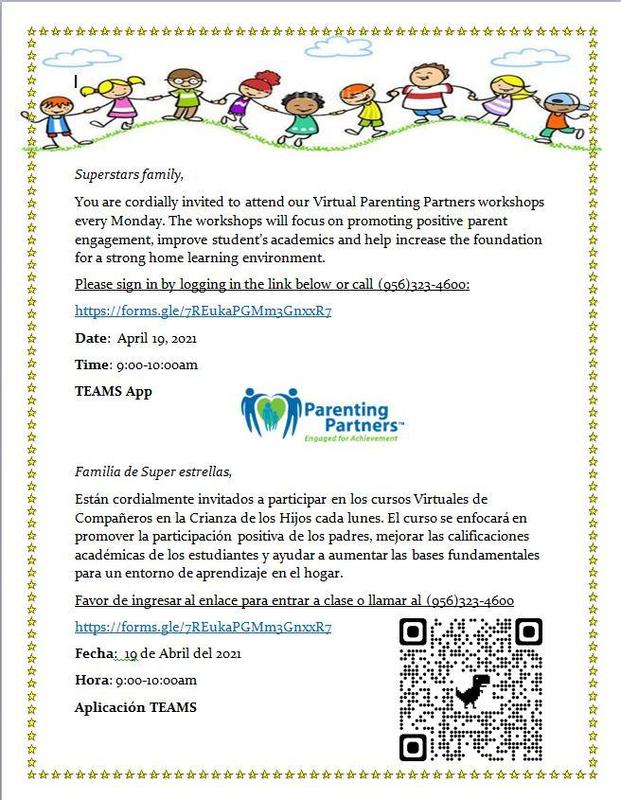 Virtual Parenting Partners Workshops