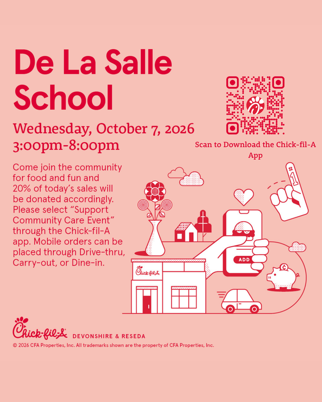 Chick-Fil-A Fundraiser - Wednesday, October 7th Featured Photo