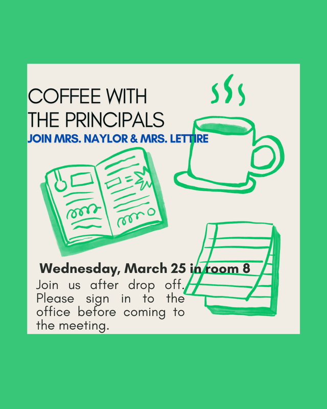 Coffee with the Principals! Thumbnail Image
