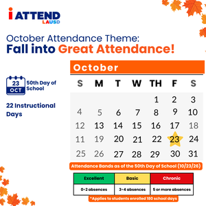 October School Calendar