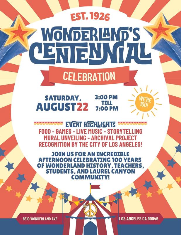 Wonderland's Centennial Celebration