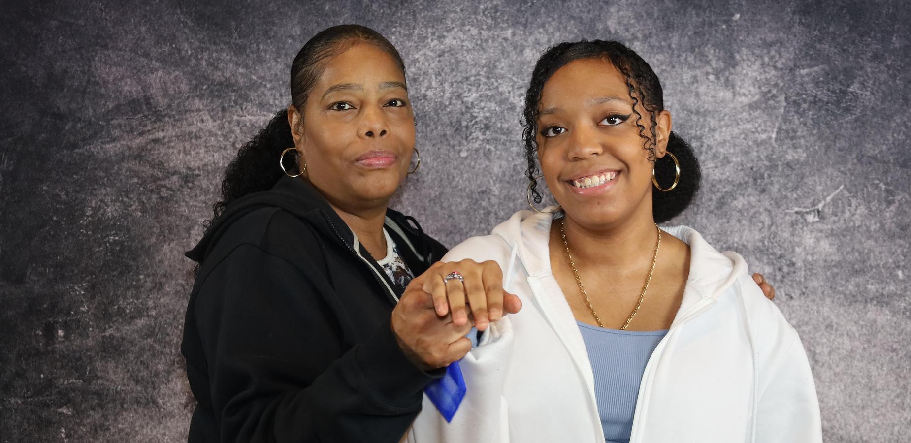 Senior Ring Ceremony Family Photo