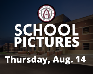 School pictures on thrusday august 14th