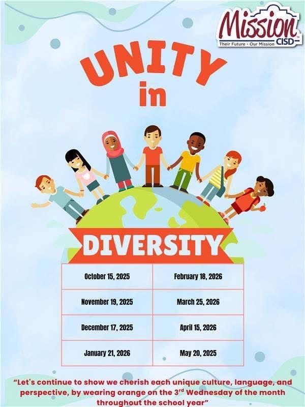 Unity in Diversity - Wear Orange!