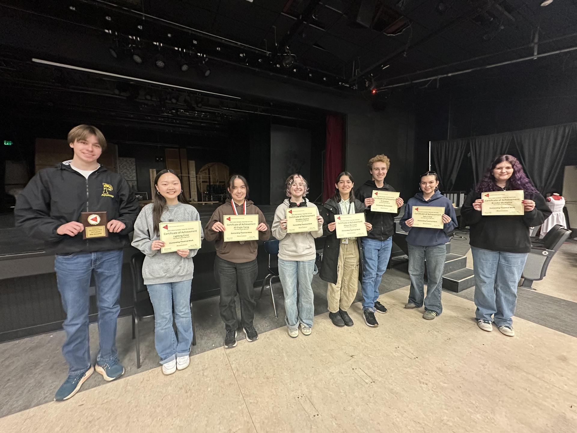 The cast and design team of Metamorphoses