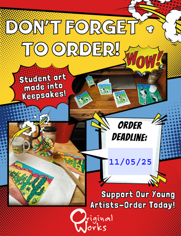 Order Original Works Items By Tomorrow!