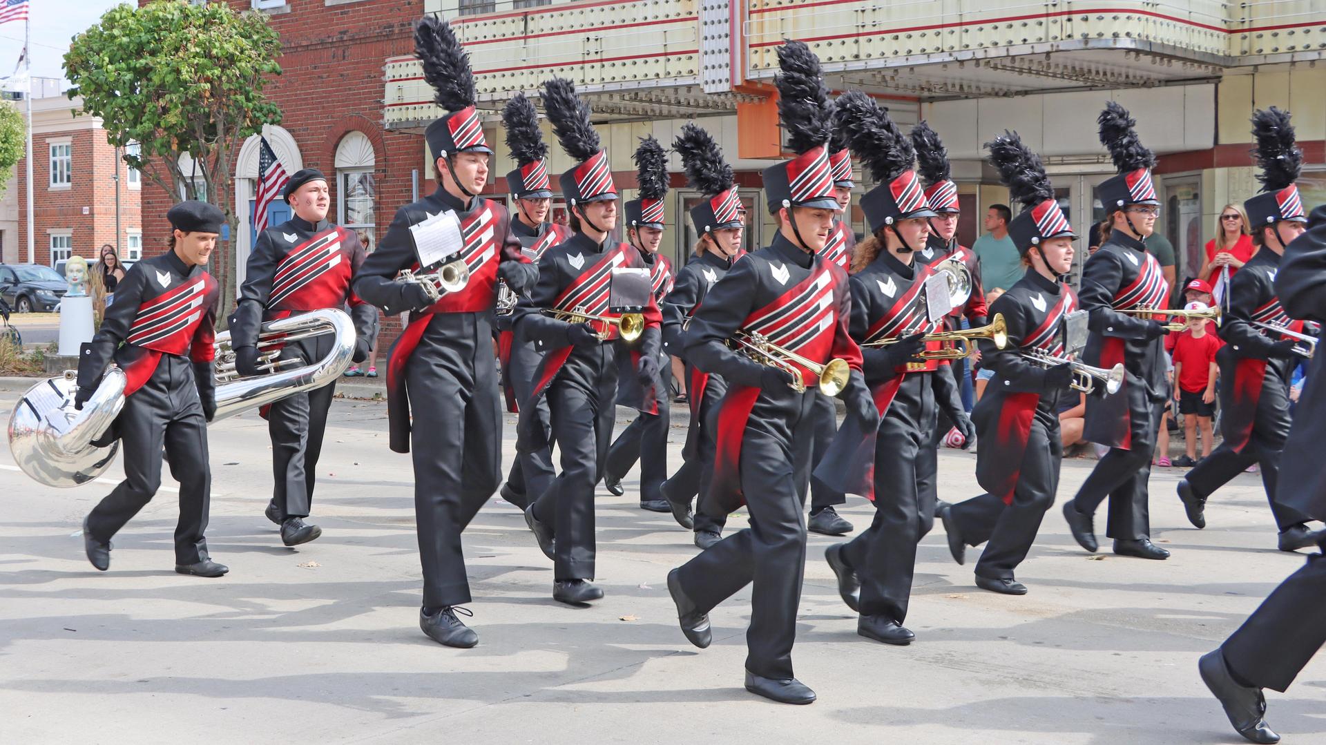 Marching Band Homecoming Parade