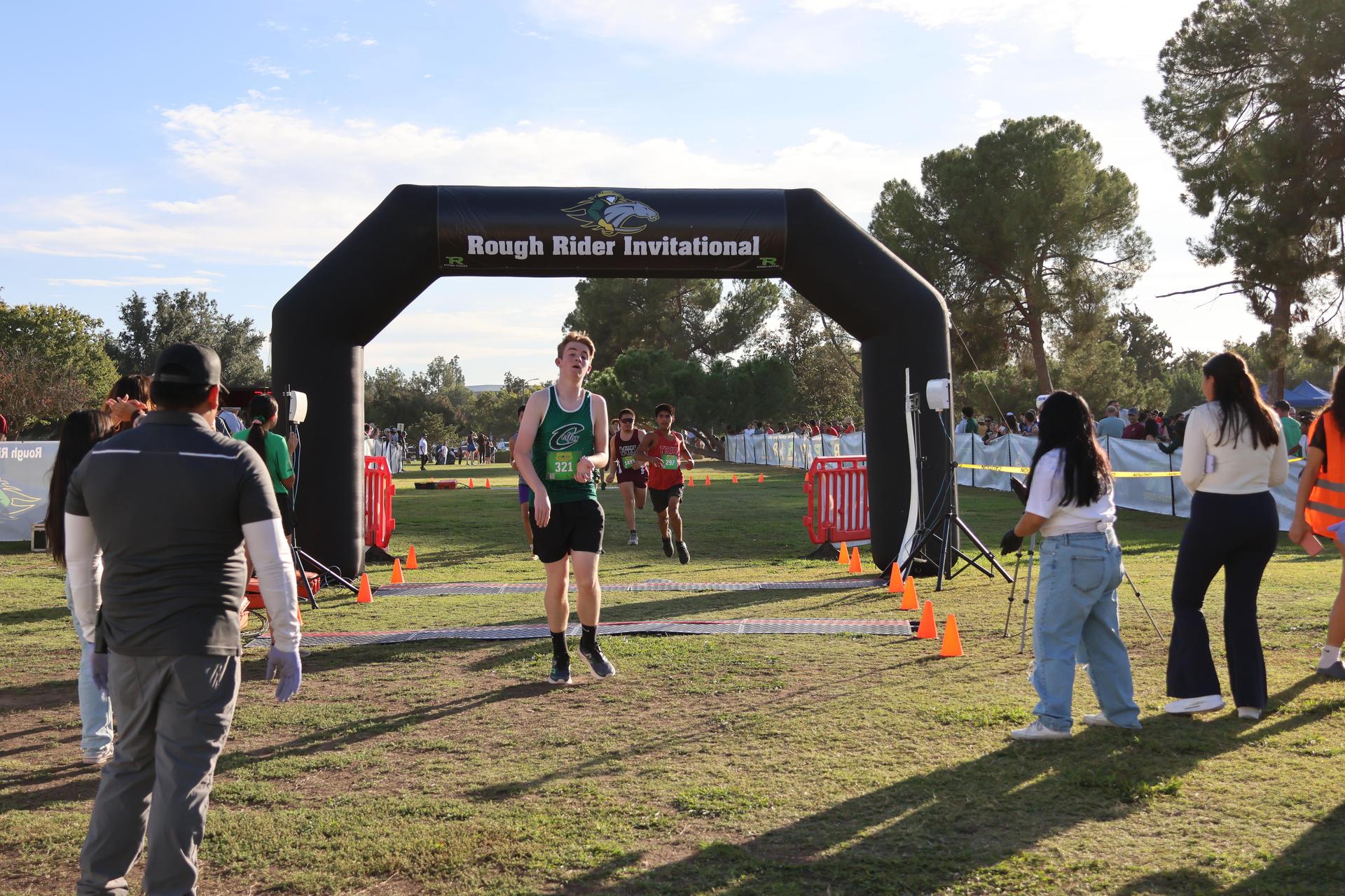 cross country runners in action