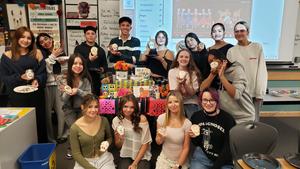 Students learn about Day of the Dead