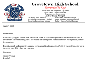 GTHS Letterhead