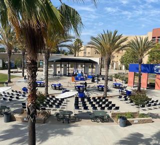 Awards ceremony set up