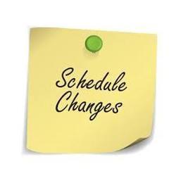 Schedule Change