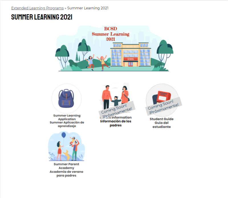 Summer Learning 2021