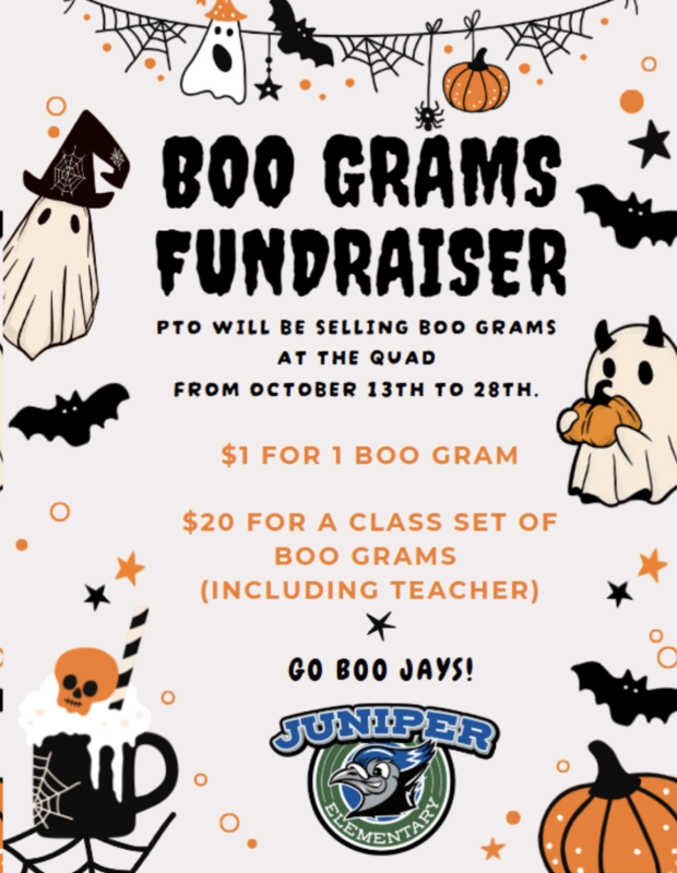 English Boo Gram Flyer