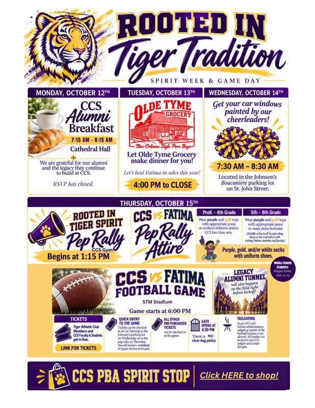 It’s the BIG GAME WEEK at CCS! WHAT YOU NEED TO KNOW Featured Photo