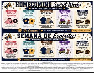 Home coming week dress up