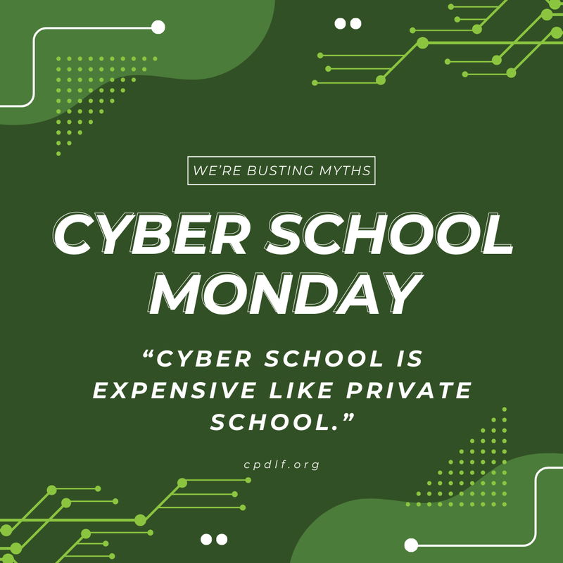 Text over a green background saying, 