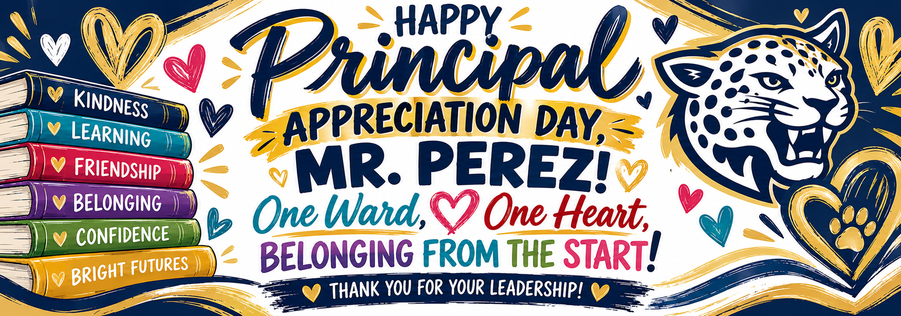 Principal Appreciation Banner