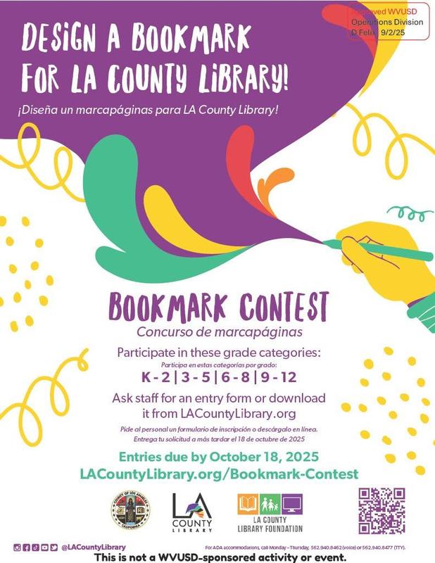 Bookmark Contest