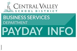 CVSD Logo with the words Business Services and Payday Info