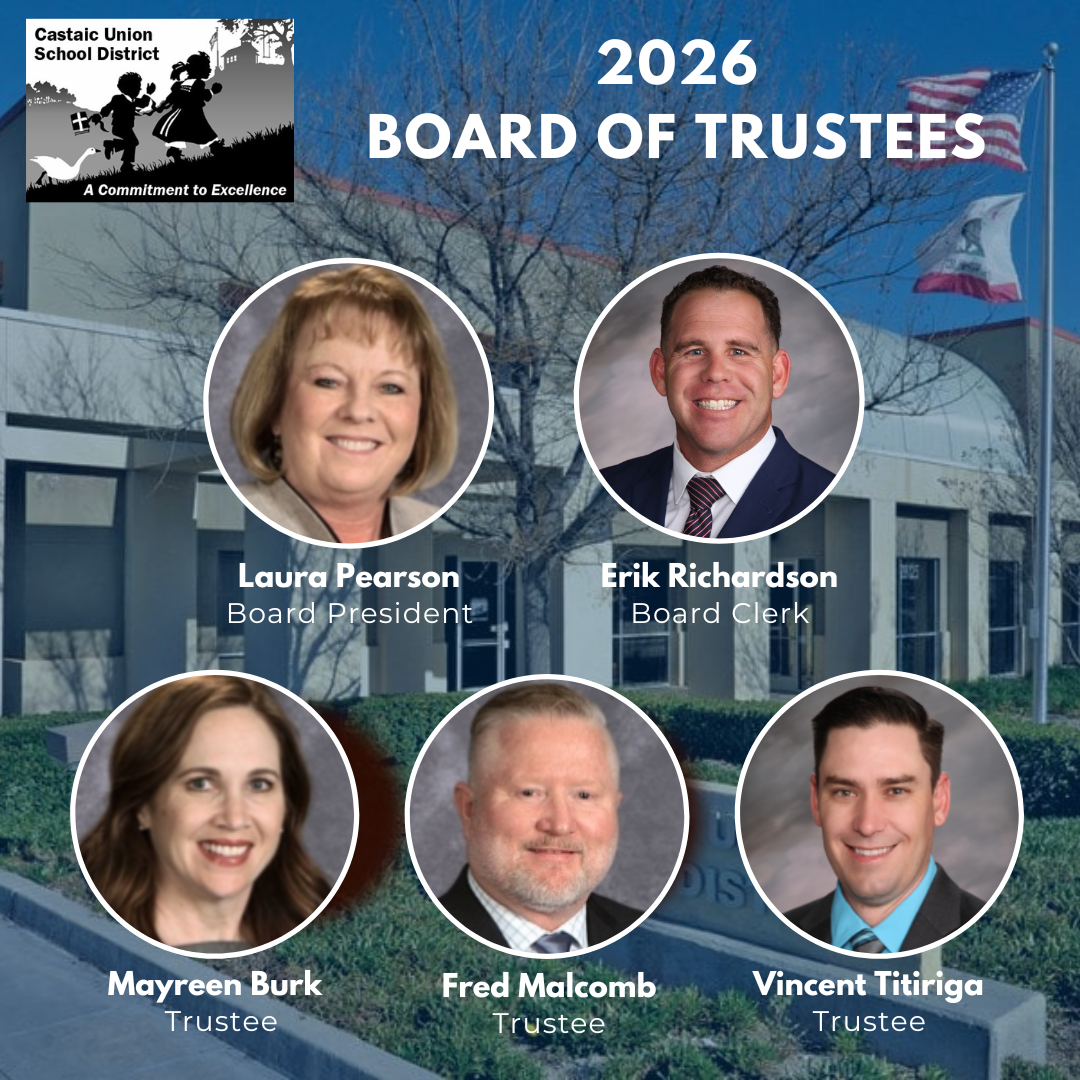 Graphic with photo of each of the trustees.